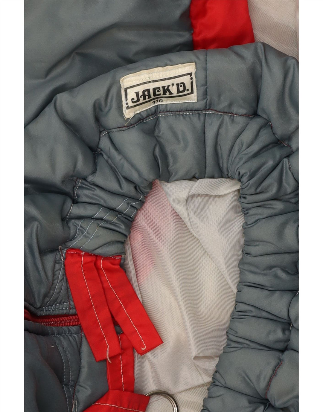 Colete feminino JACK DANIELS UK 16 grande bloco cinza