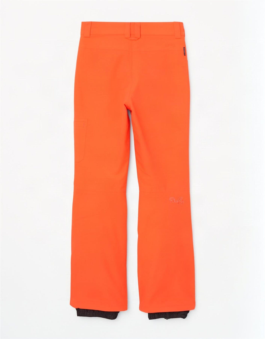 Calças de esqui de carga feminina Firefly poliéster alaranjado pequeno Reino Unido 8 W30 L31