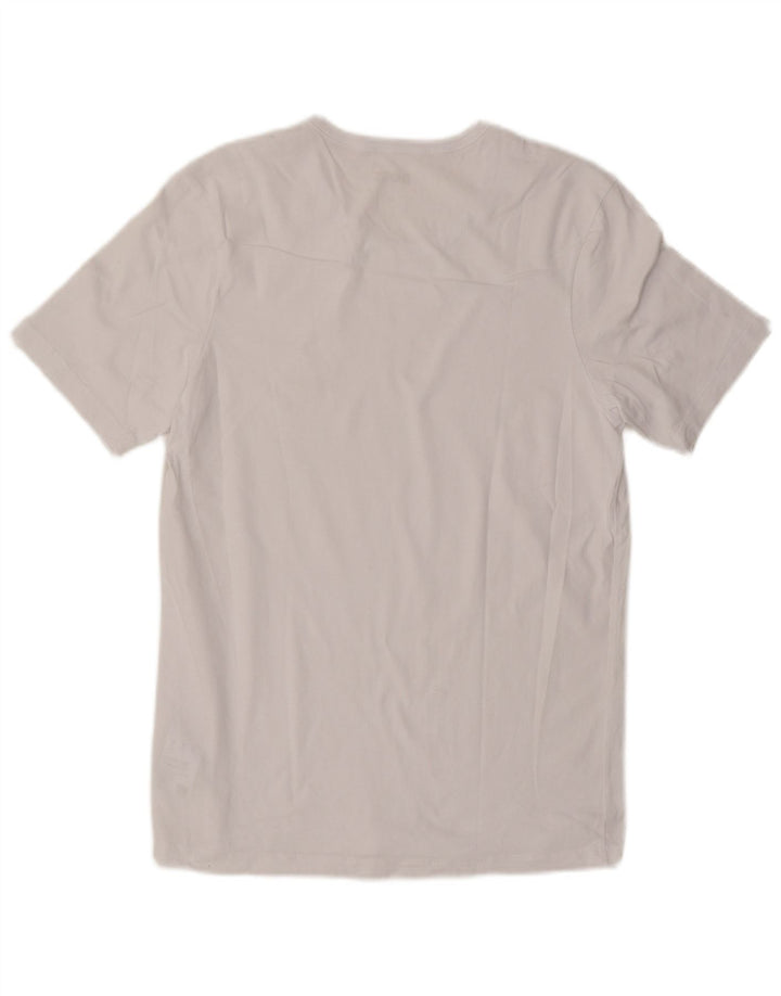 Camiseta masculina Hugo Boss Top médio algodão branco