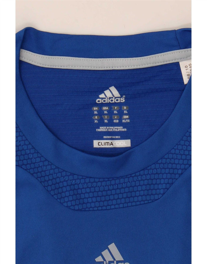 Adidas Mens Climacool Vest Top XL Azul Colorblock