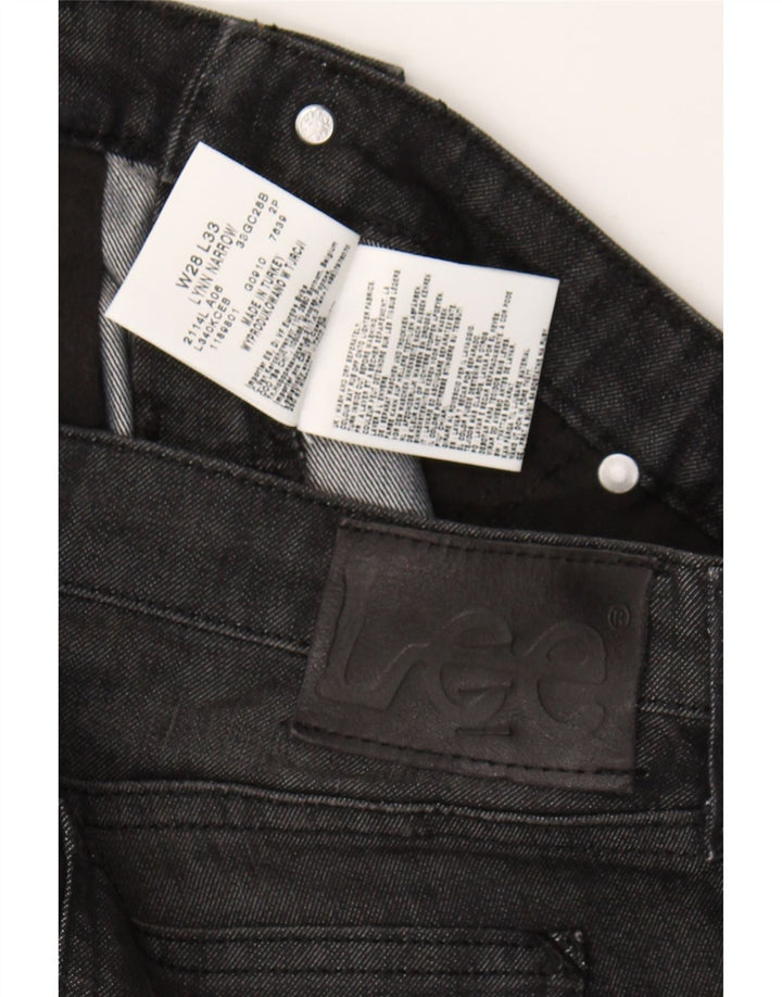 LEE Womens Lynn Narrow Slim Jeans W28 L30 Black Cotton Vintage Lee and Second-Hand Lee from Messina Hembry 