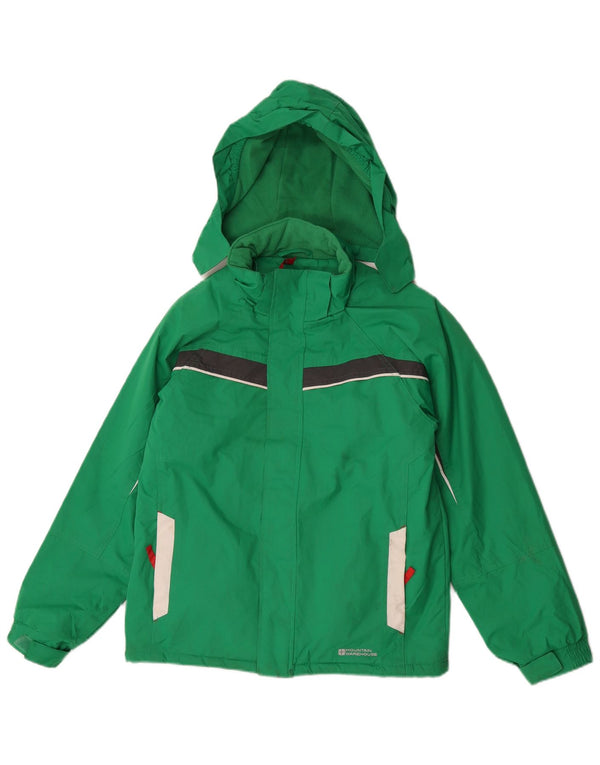 Jaqueta corta-vento Mountain Warehouse Boys 11-12 anos verde colorblock