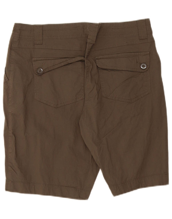 Shorts Chino feminino Mountain Warehouse UK 14 grande W34 cáqui algodão