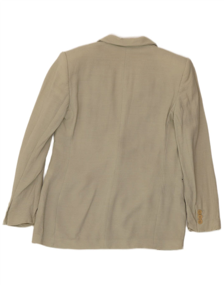 Jaqueta blazer feminina Emporio Armani com 1 botão IT 42 verde médio