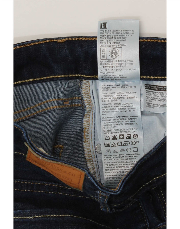 Calça jeans feminina Levi's 725 High Rise Bootcut W29 L30 Azul Marinho Lyocell