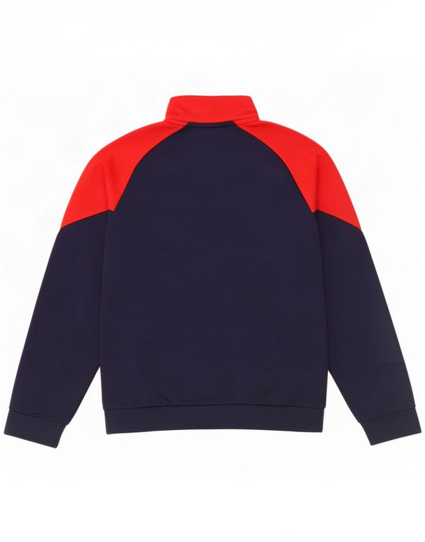 Jaqueta Puma Boys Graphic Tracksuit Top 9-10 Anos Azul Marinho Colorblock