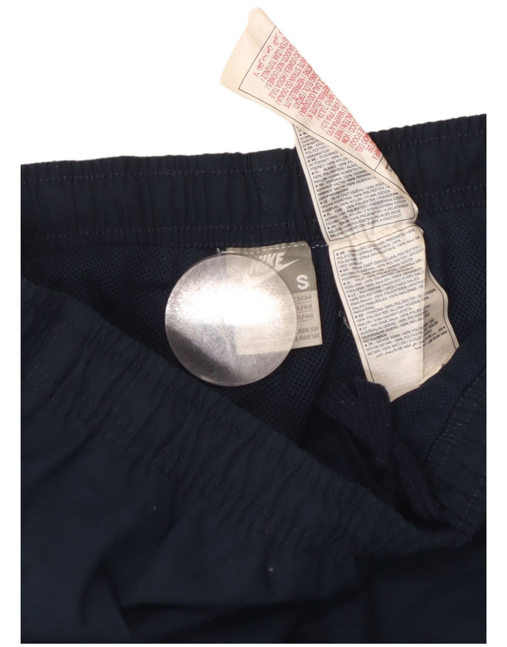 NIKE Mens Graphic Bermuda Sport Shorts Pequeno Azul Marinho Poliéster