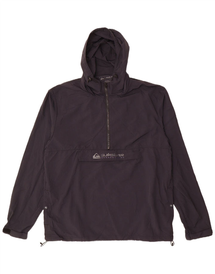 Jaqueta de chuva masculina quiksilver gráfico pulôver Reino Unido 42 XL preto nylon