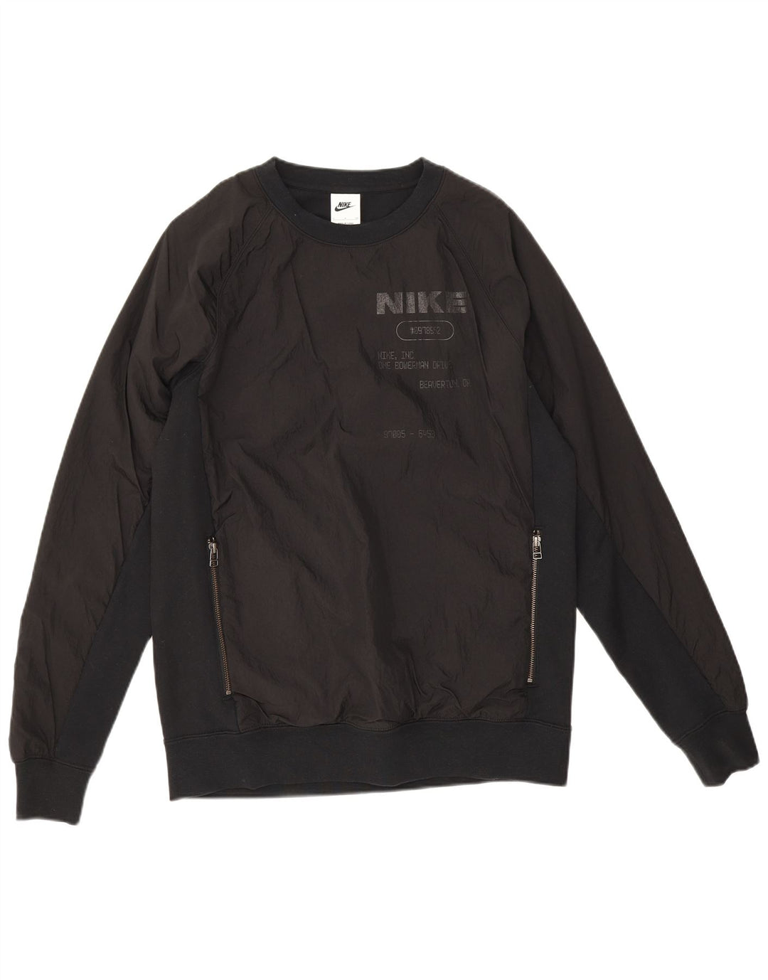 Moletom gráfico masculino Nike Jumper pequeno preto poliamida