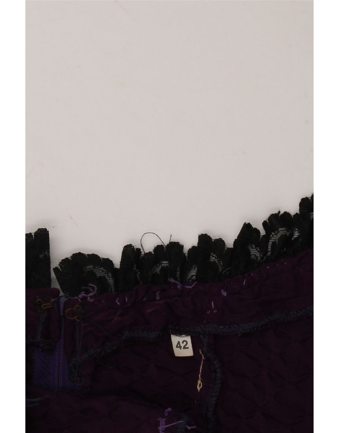 VINTAGE Womens Strapless Dress IT 42 Medium Purple Vintage Vintage and Second-Hand Vintage from Messina Hembry 