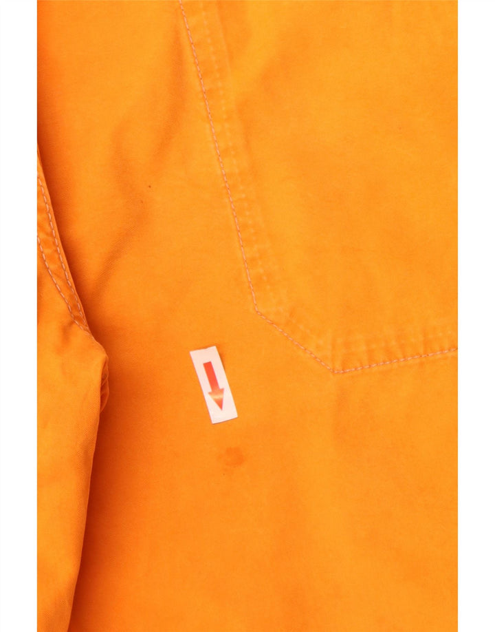 Murphy & Nye Mens Sailmakers Chino Shorts W33 Algodão Laranja Médio