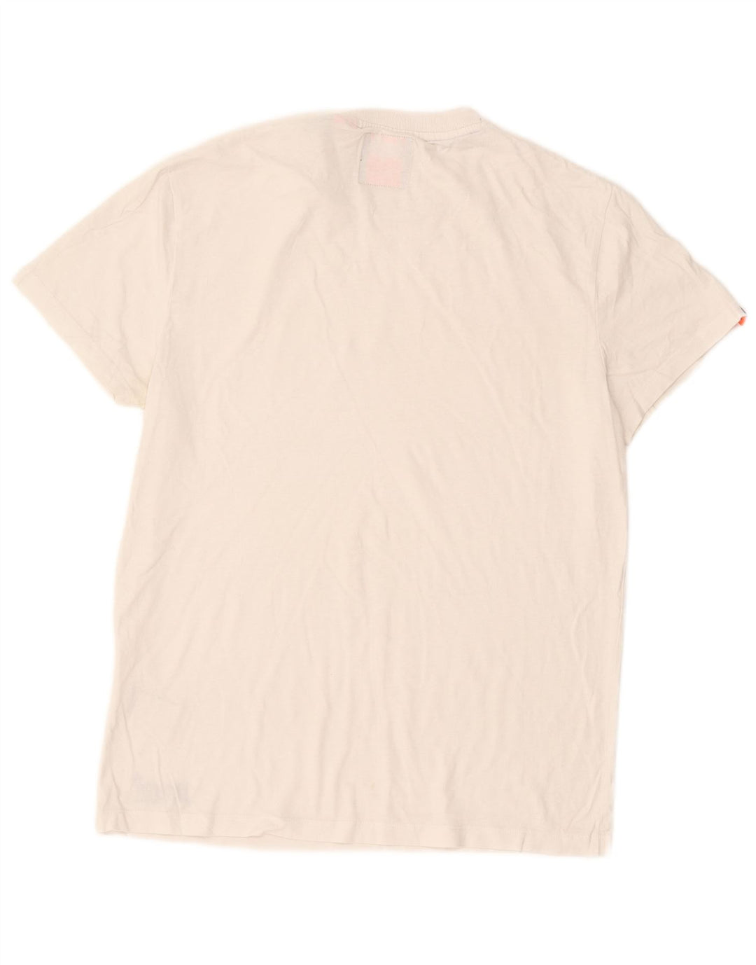 Camiseta masculina Superdry Top médio algodão branco