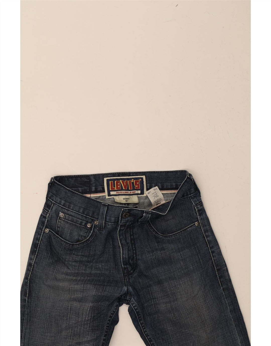 LEVI'S Womens 511 Skinny Jeans W29 L30 Blue Cotton Vintage Levi's and Second-Hand Levi's from Messina Hembry 
