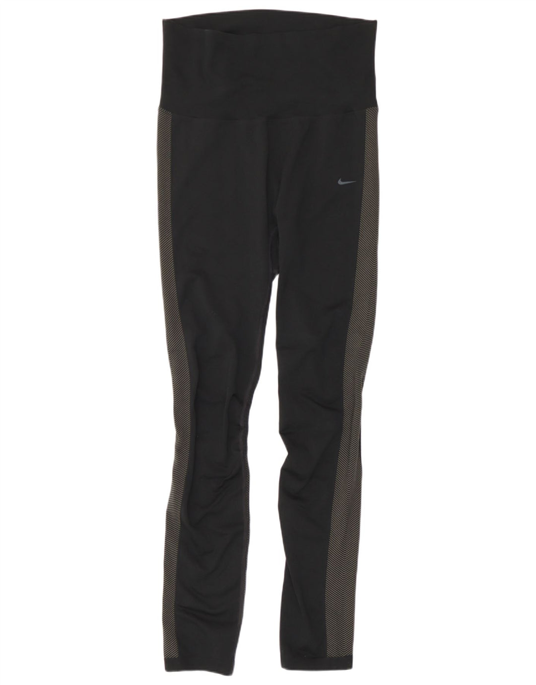 Leggings Nike Dri Fit UK 12 Médio Preto Colourblock Poliéster