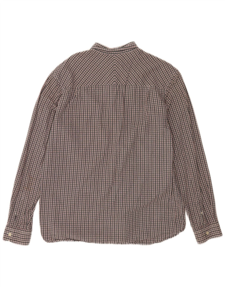 Camisa masculina Fred Perry grande algodão xadrez multicolorido