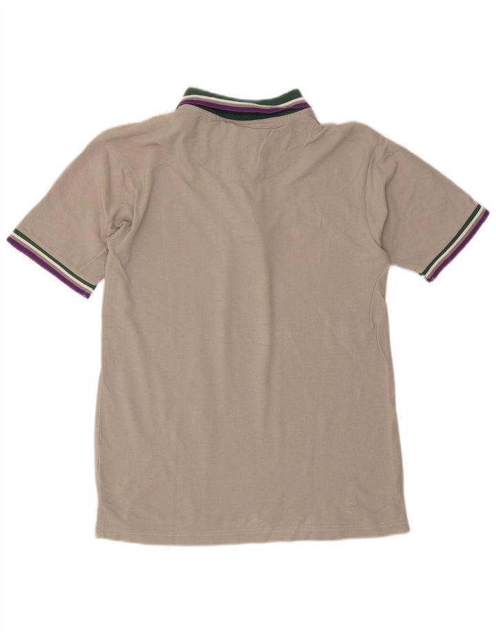 Camisa polo masculina Lotto algodão cinza médio