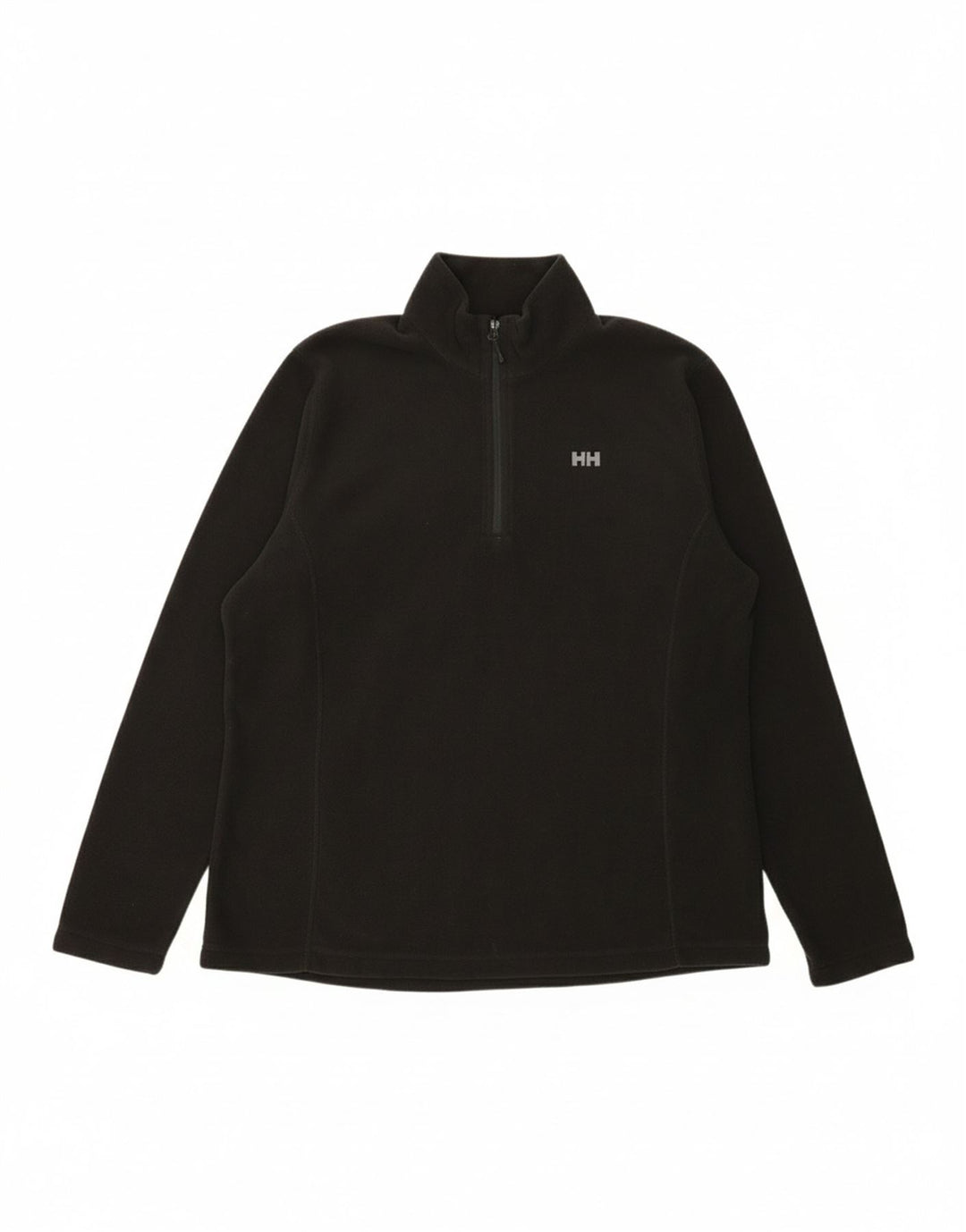 HELLY HANSEN Suéter masculino de lã com zíper e gola 2XL poliéster preto