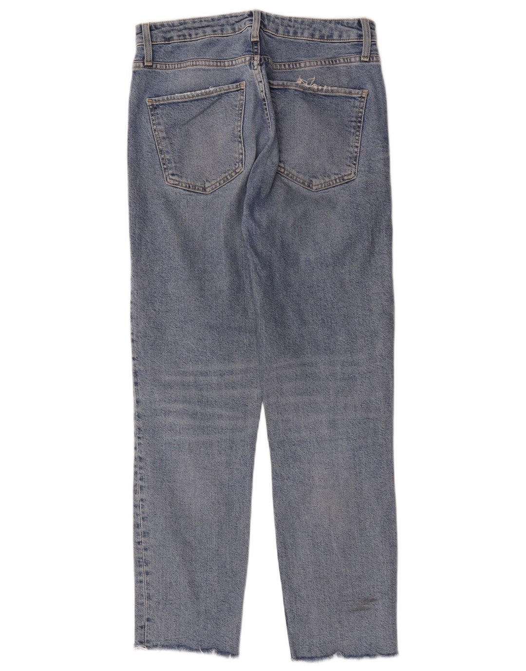 Calça jeans reta feminina Zara EU 38 pequena W28 L28 azul