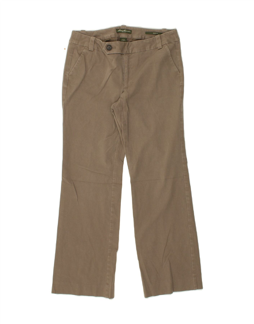 EDDIE BAUER Womens Shaw Fit Straight Casual Trousers W32 L29 Grey Cotton Vintage Eddie Bauer and Second-Hand Eddie Bauer from Messina Hembry 