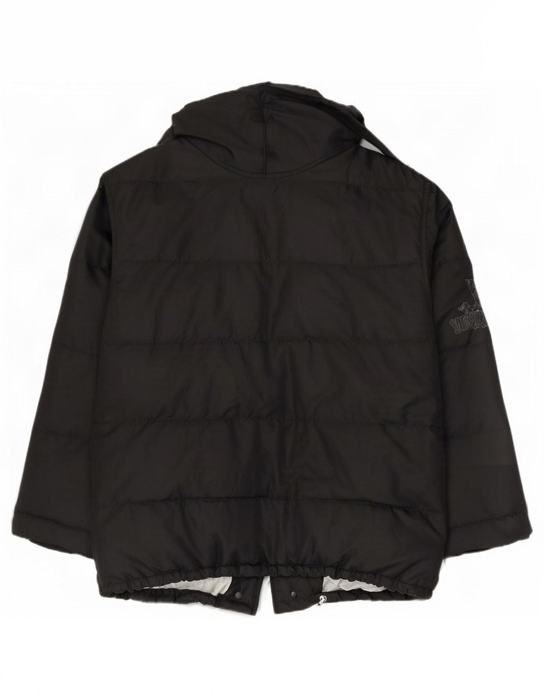 Jaqueta masculina acolchoada com capuz Iceberg IT 50 grande poliamida preta