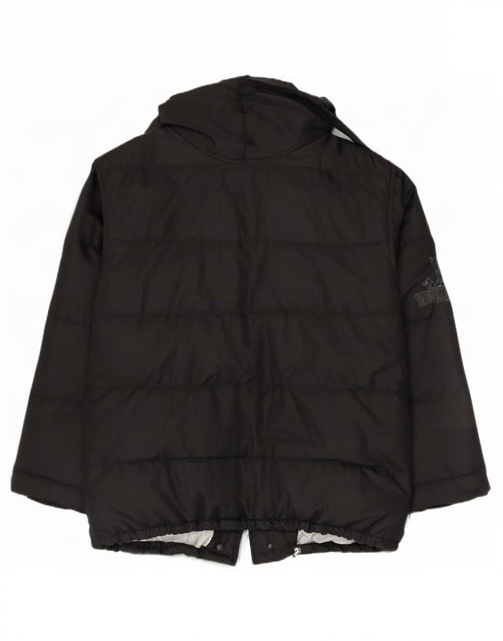 Jaqueta masculina acolchoada com capuz Iceberg IT 50 grande poliamida preta