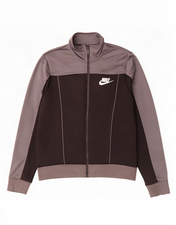 Nike Mens Treino Top Jaqueta Médio Preto Colorblock Poliéster