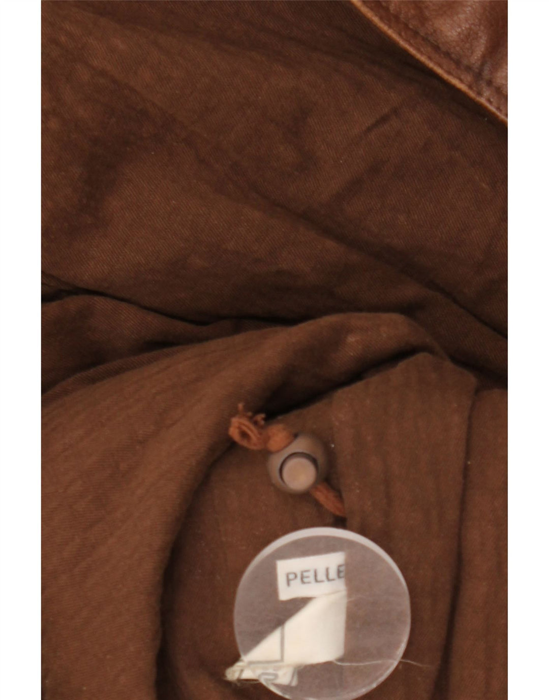 Jaqueta de couro masculina VINTAGE UK 42 XL couro marrom