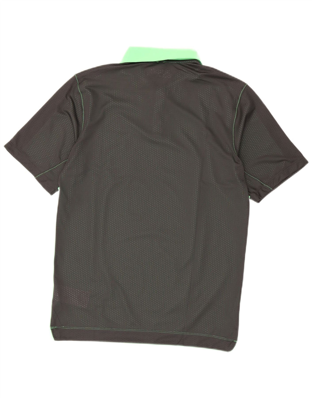 Camisa polo masculina Nike Dri Fit pequena verde colorblock poliéster