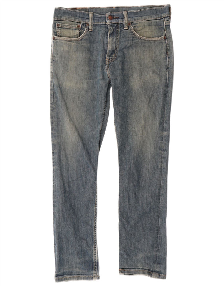 Levi's Masculino 511 Slim Jeans W32 L28 Azul Algodão