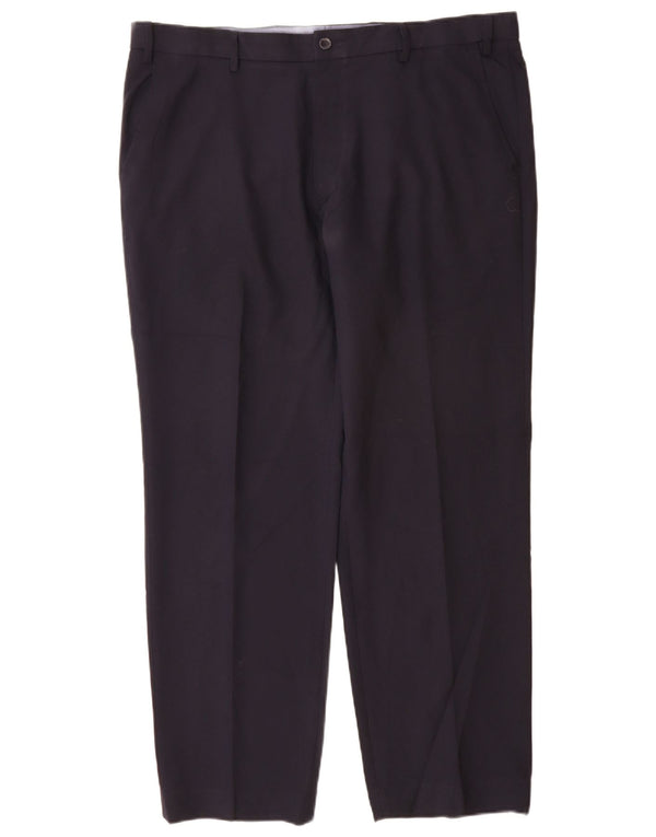 Calça Chino Masculina Marks & Spencer Regular Fit W40 L31 Azul Marinho Poliéster