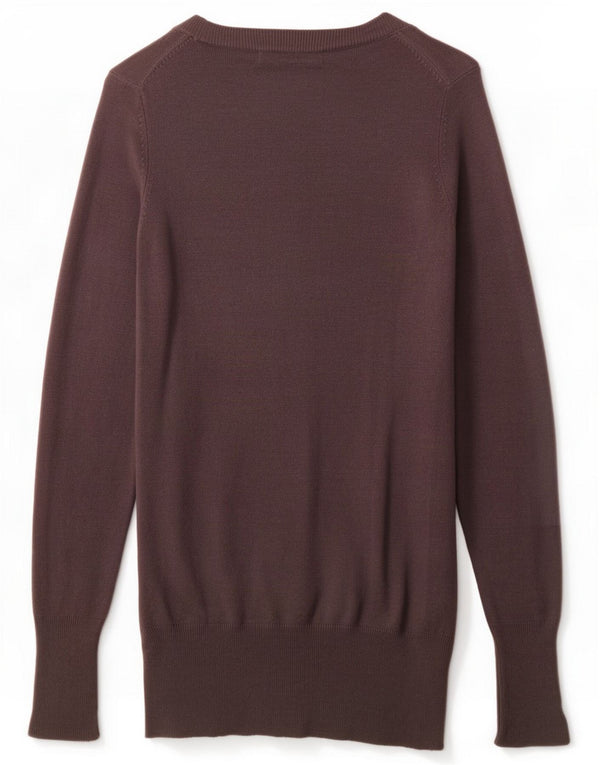 Zara Womens Longline Cardigan Sweater UK 10 Small Brown