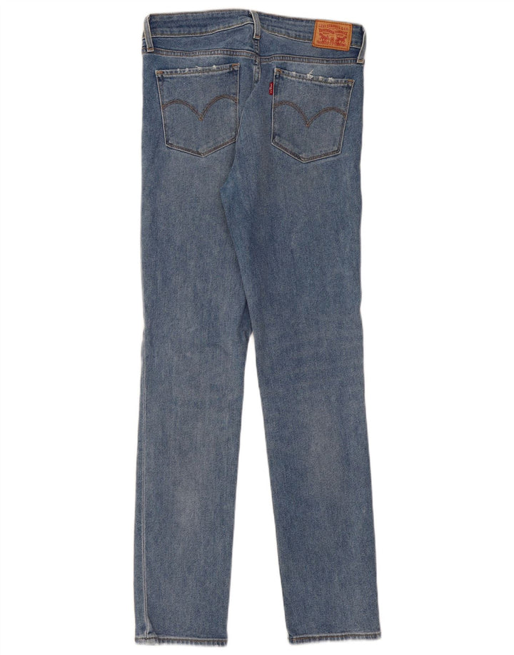 Calça jeans feminina LEVI'S 712 Slim W29 L32 azul algodão