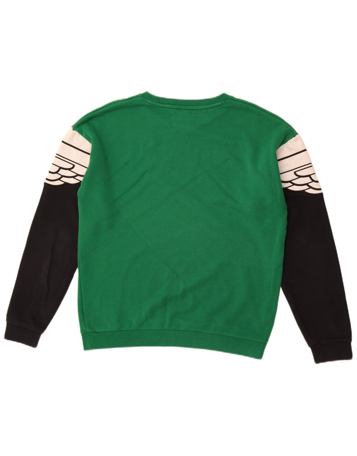 Jordan moletom masculino jumper pequeno verde colorblock algodão