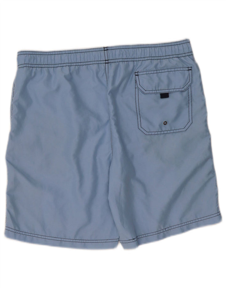 Shorts de natação masculino KAPPA poliéster colorblock azul médio