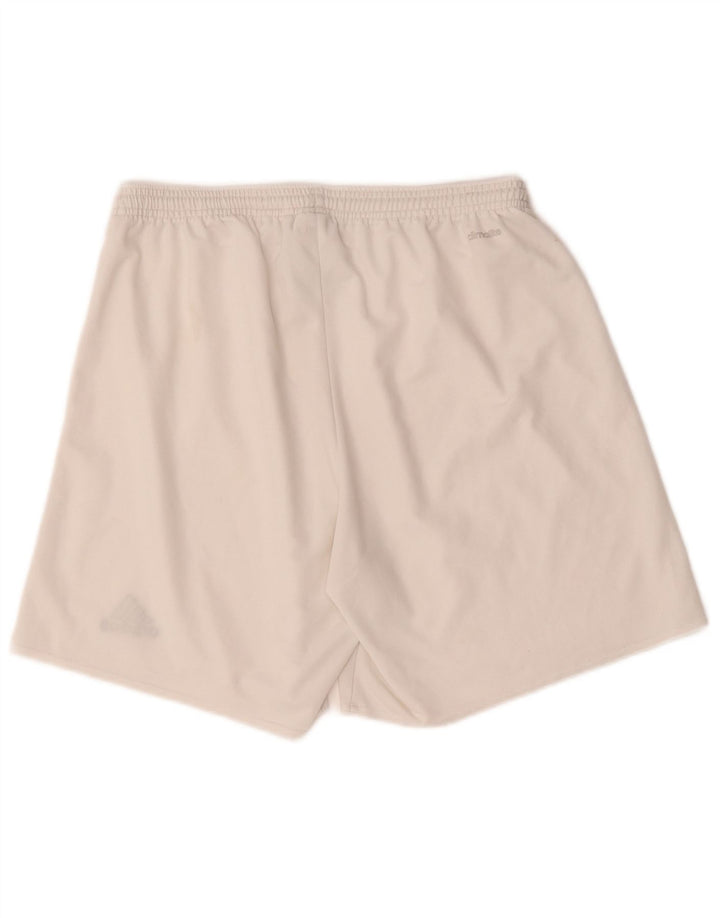 Adidas Mens Climalite Sport Shorts Grande Poliéster Branco