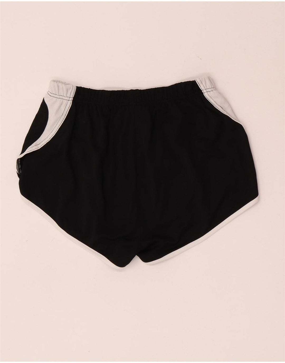 Shorts esportivos femininos Asics UK 14 médio preto colorblock
