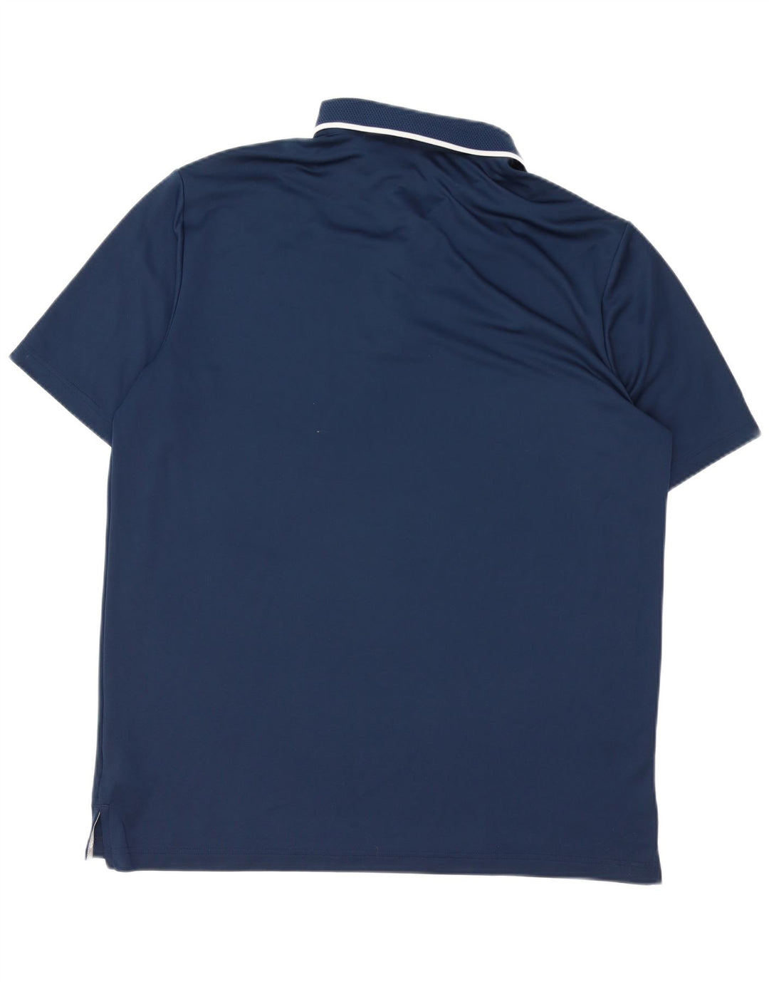 Camisa polo masculina ADIDAS XL azul marinho poliéster