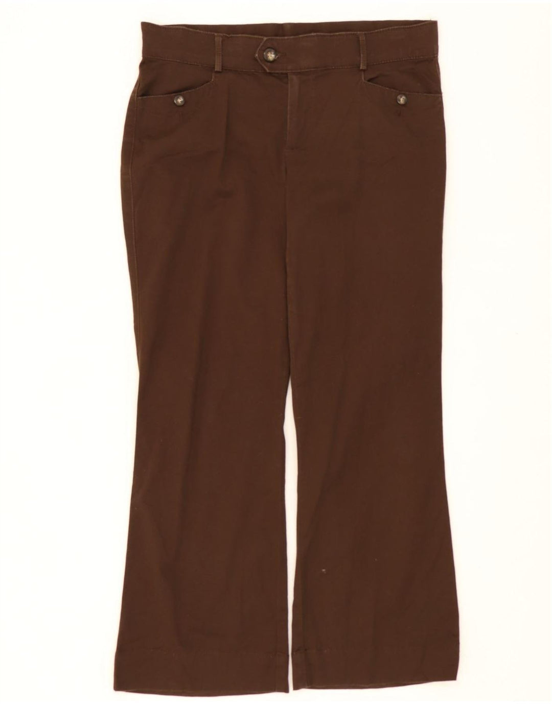 DOCKERS Womens Bootcut Casual Trousers US 12 Large W36 L29 Brown Cotton Vintage Dockers and Second-Hand Dockers from Messina Hembry 