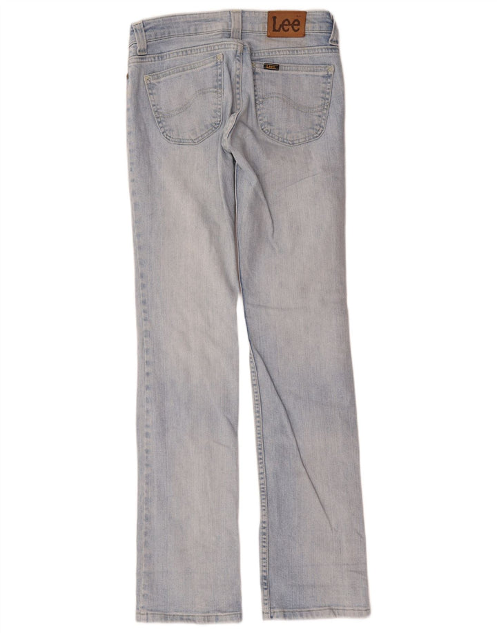 Lee Womens Maddox Slim Jeans W28 L33 Azul Algodão