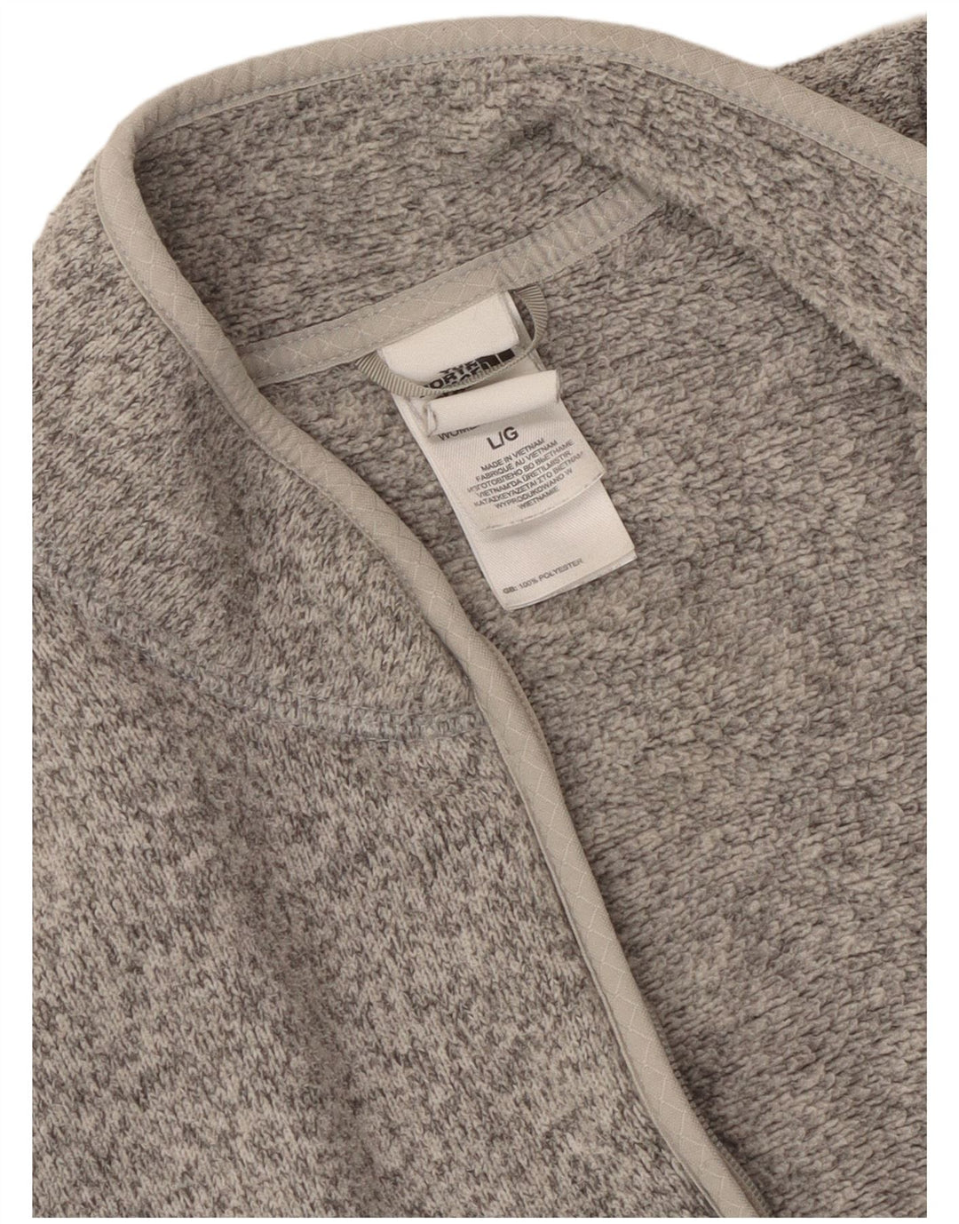 Jaqueta de treino feminina The North Face Reino Unido 14 grande cinza manchado
