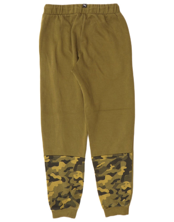 Calça de treino Puma Boys Joggers 11-12 anos cáqui algodão camuflado