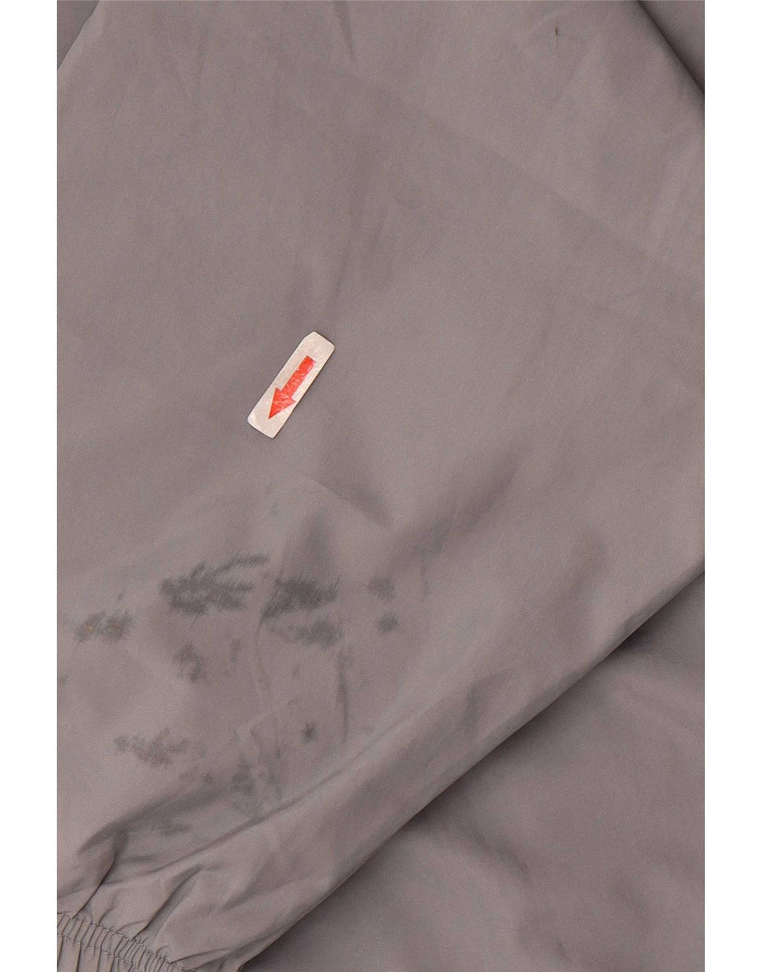 Adidas Mens Tracksuit Top Jacket UK 38/40 Cinza Médio Colourblock Poliéster