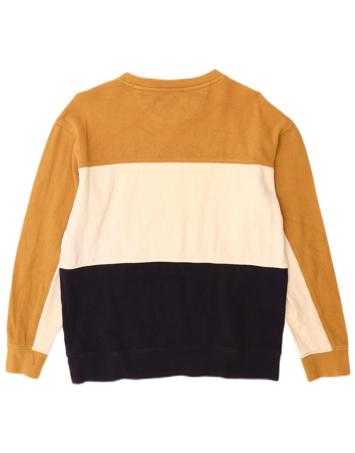 Zara moletom feminino jumper UK 14 bloco colorido médio multicolorido