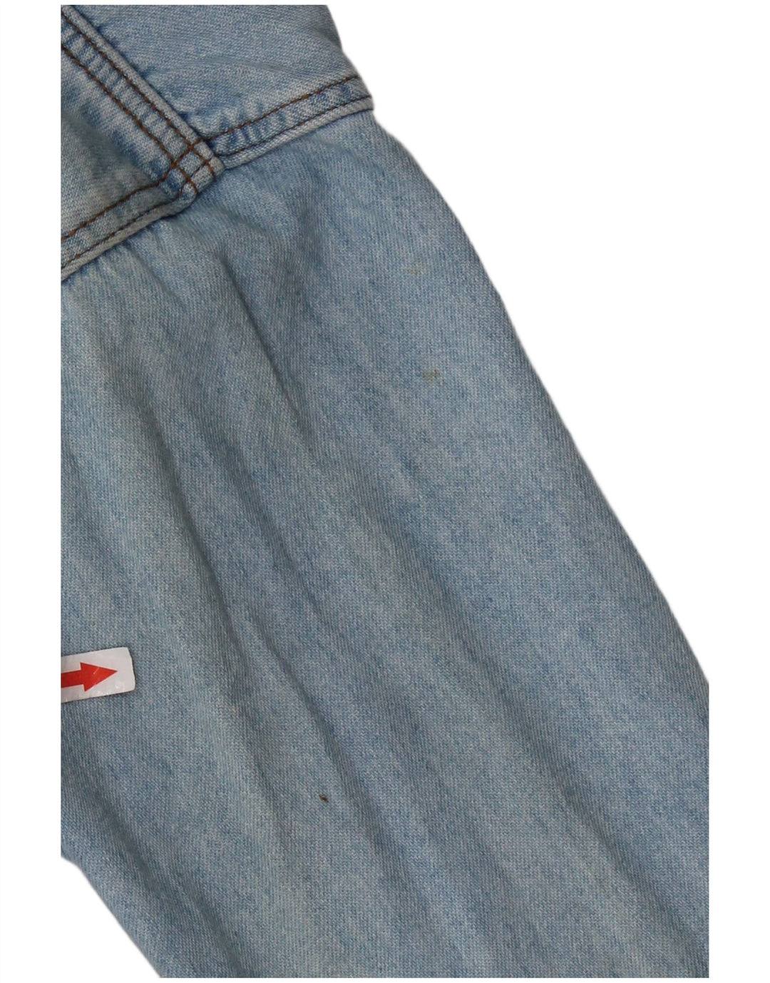 HOLIDAY Camisa jeans masculina de algodão azul médio