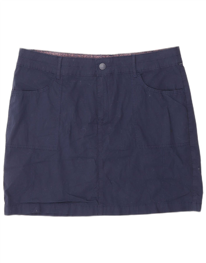 LEE Womens Skort US 16 2XL Algodão Azul Marinho
