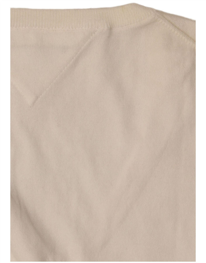 Tommy Hilfiger Camiseta Feminina Colete UK 14 Grande Branco