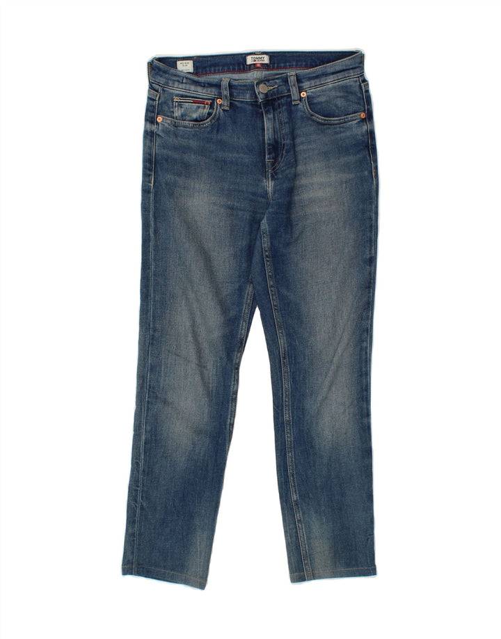 TOMMY HILFIGER Womens Imogen Mid Rise Slim Jeans W26 L27 Blue Cotton Vintage Tommy Hilfiger and Second-Hand Tommy Hilfiger from Messina Hembry 