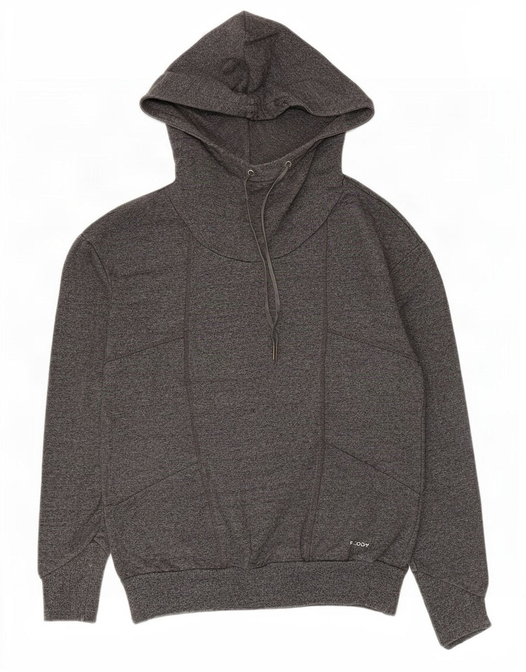 Jumper com capuz feminino Freddy UK 12 algodão cinza médio