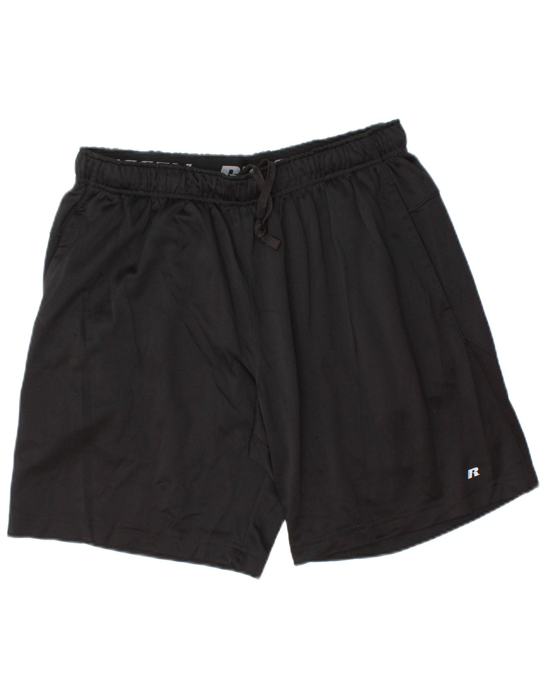 RUSSELL ATLÉTICO Masculino Dri-Power Sport Shorts Grande Poliéster Preto