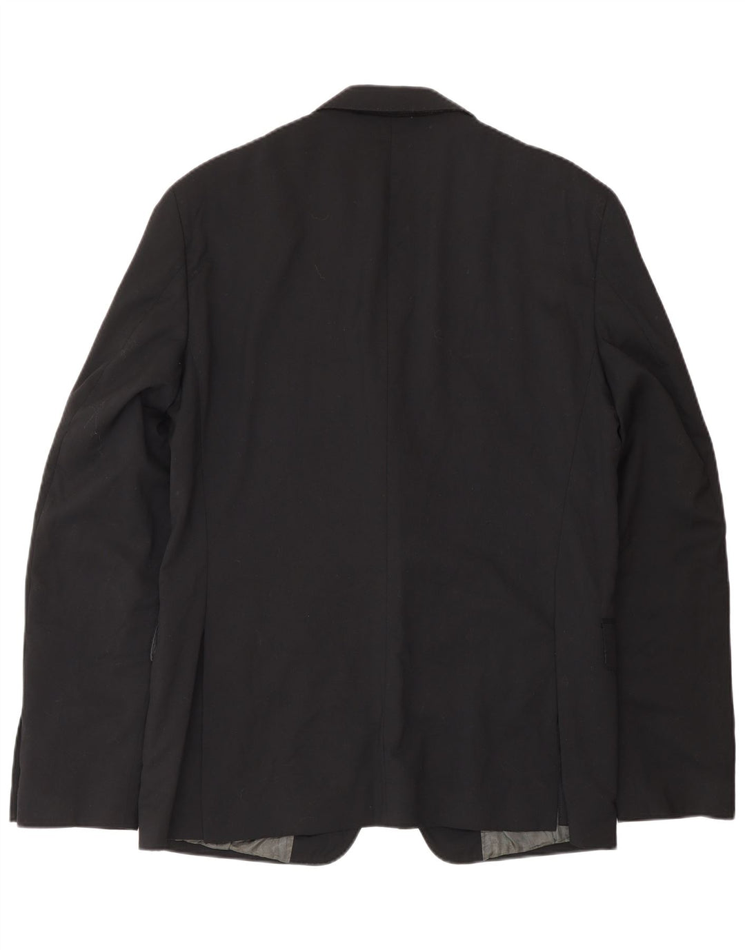 Jaqueta Blazer Masculina Calvin Klein com 2 Botões IT 52 XL Lã Virgem Preta